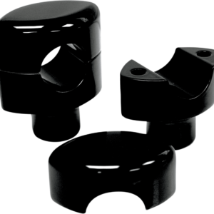 Risers - Smooth - 1-1/2" - Black