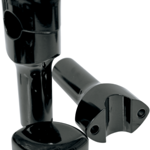 Risers - Smooth - 4" - Black