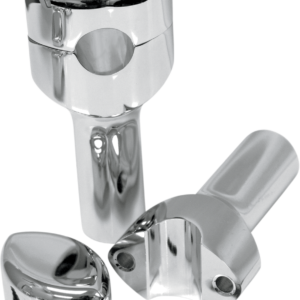 Risers - Hefty Smooth - 4" - Chrome