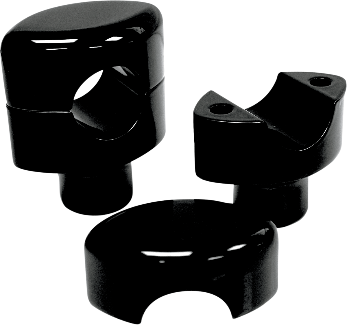 Risers - Hefty Smooth - 1-1/2" - Black