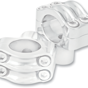 Risers - Four-Bolt - 1-1/2" x 1-1/4" - Chrome