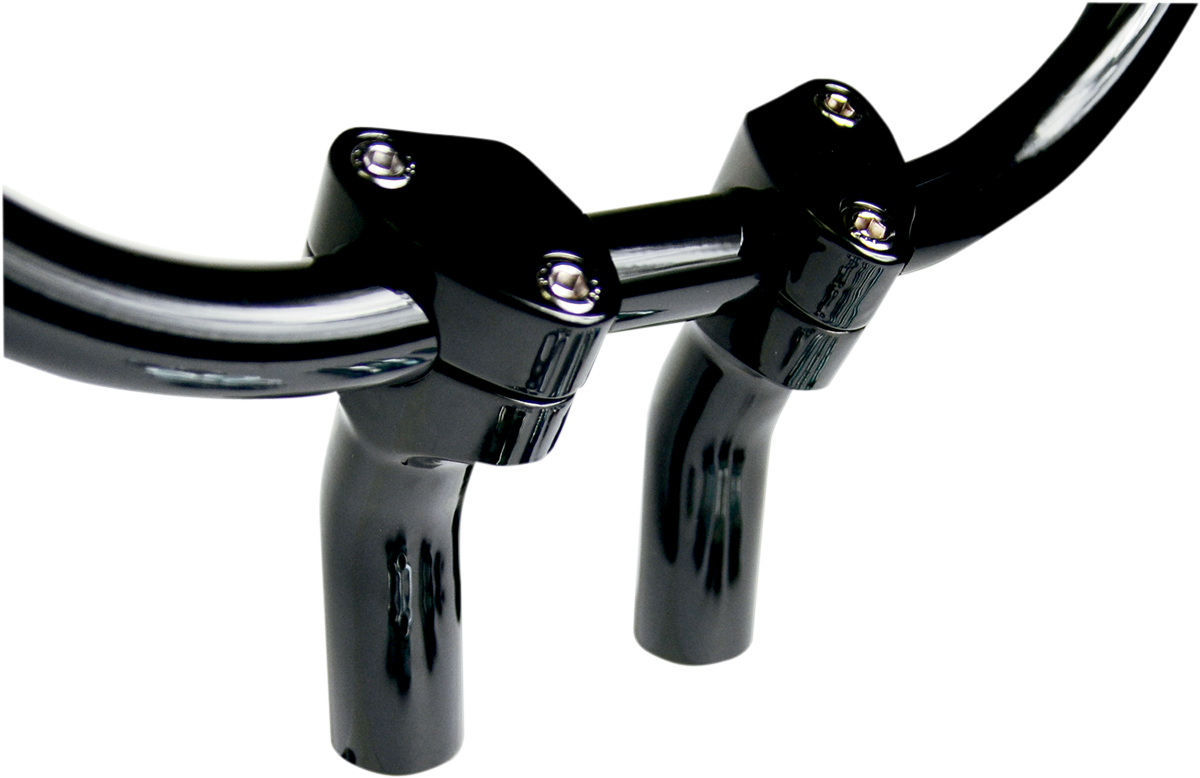 Risers - Kickback - 1" - Black