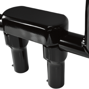 Risers - Solid Top - 4" - Black