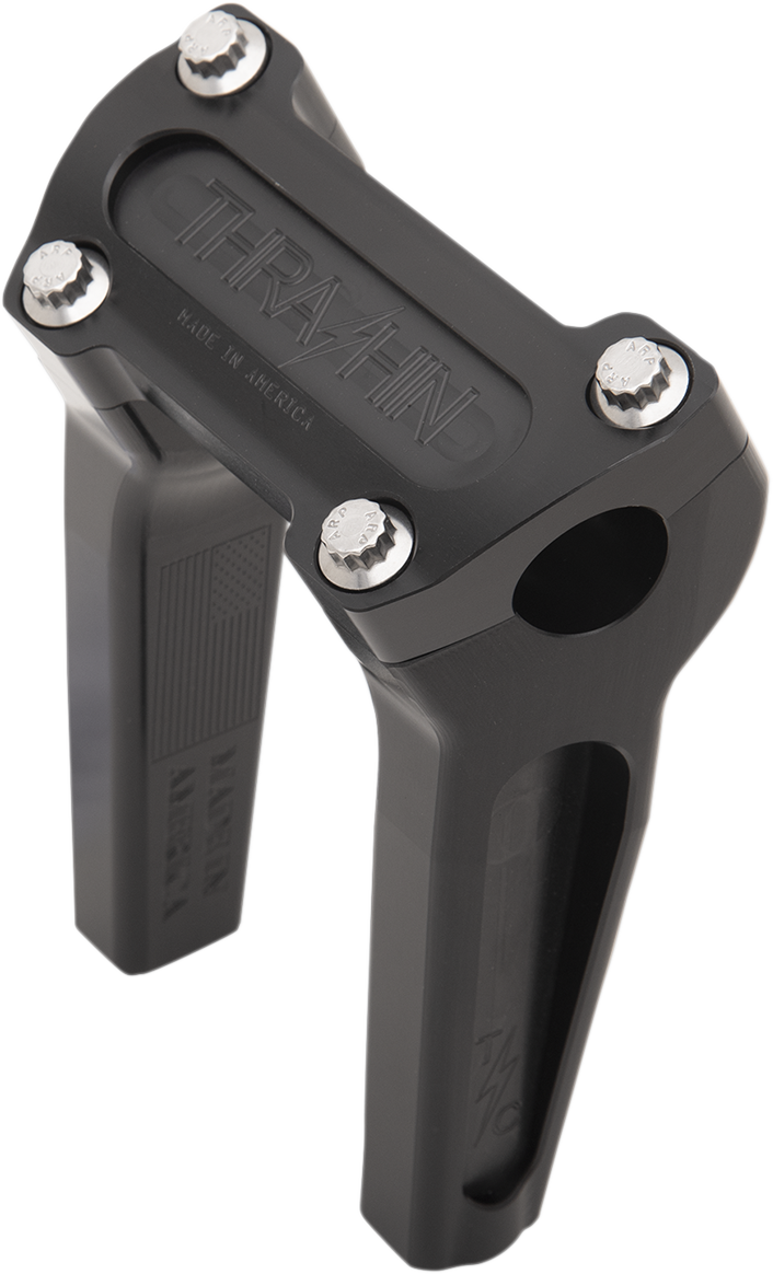 Risers - Straight - 6" - Black