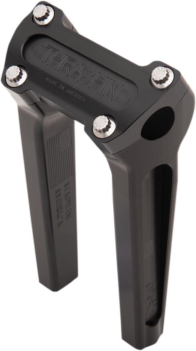 Risers - Straight - 8" - Black