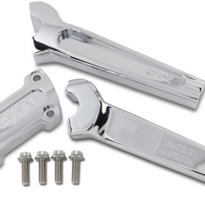 Risers - Straight - 8" - Chrome