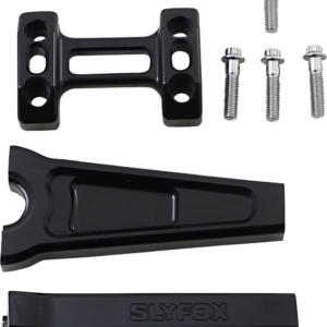 Handlebar Riser Kit - Straight - 6" - Black