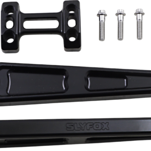 Handlebar Riser Kit - Straight - 10" - Black