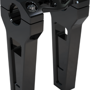 Risers - Straight - 6" x 1-1/4" - Black Anodized