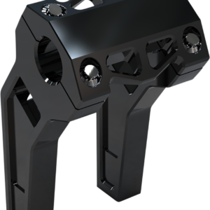 Risers - Pullback - 6" x 1-1/4" - Black Anodized