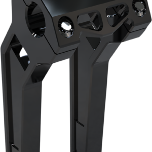 Risers - Pullback - 8" x 1-1/4" - Black Anodized