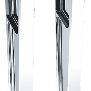 Risers - 1" Clamping - 10" Rise - Chrome