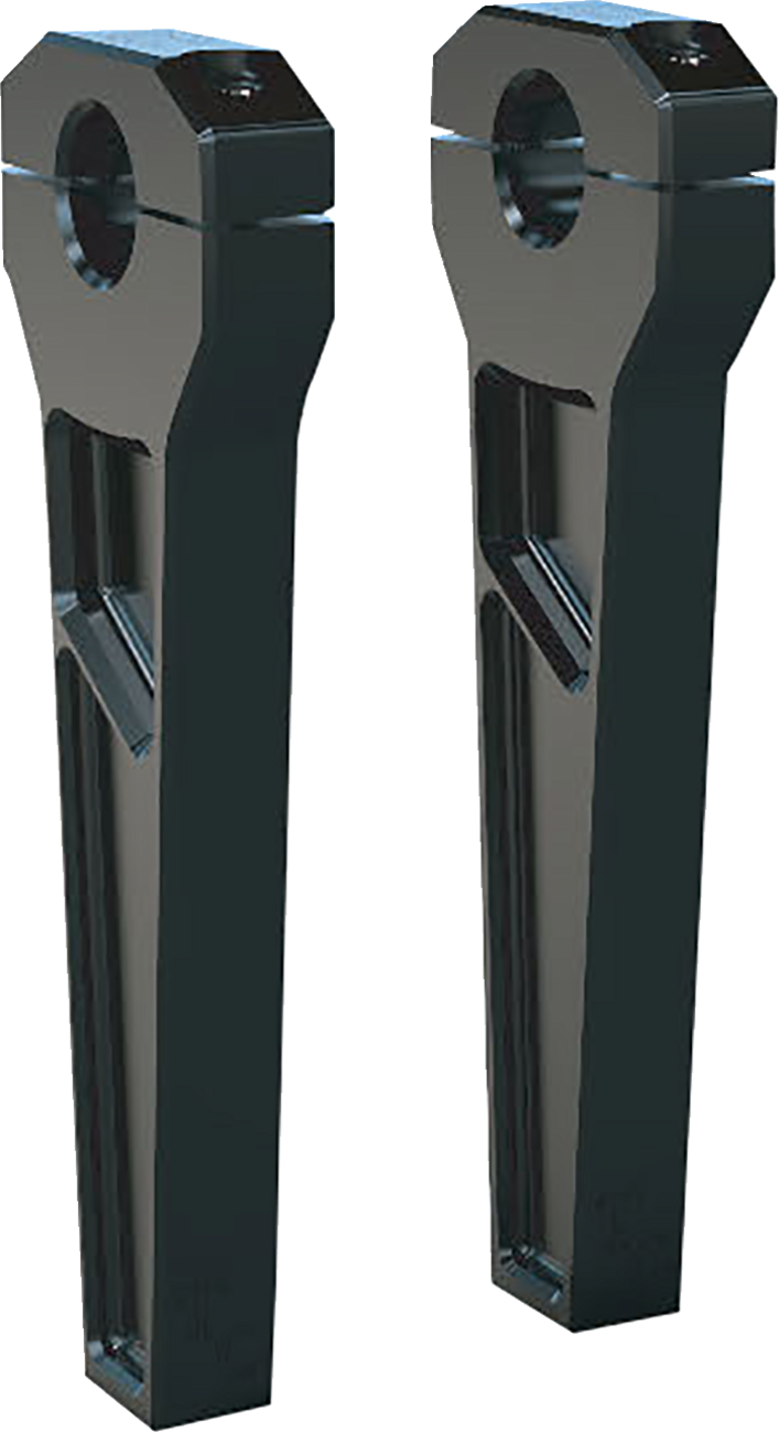 Risers - 1" Clamping - 8" Rise - Black