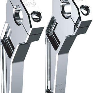 Risers - Pullback - 1" Clamping - 6" Rise - Chrome