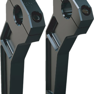 Risers - Pullback - 1" Clamping - 6" Rise - Black