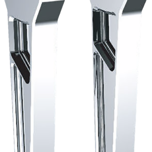 Risers - 1-1/8" Clamping - 8" Rise - Chrome