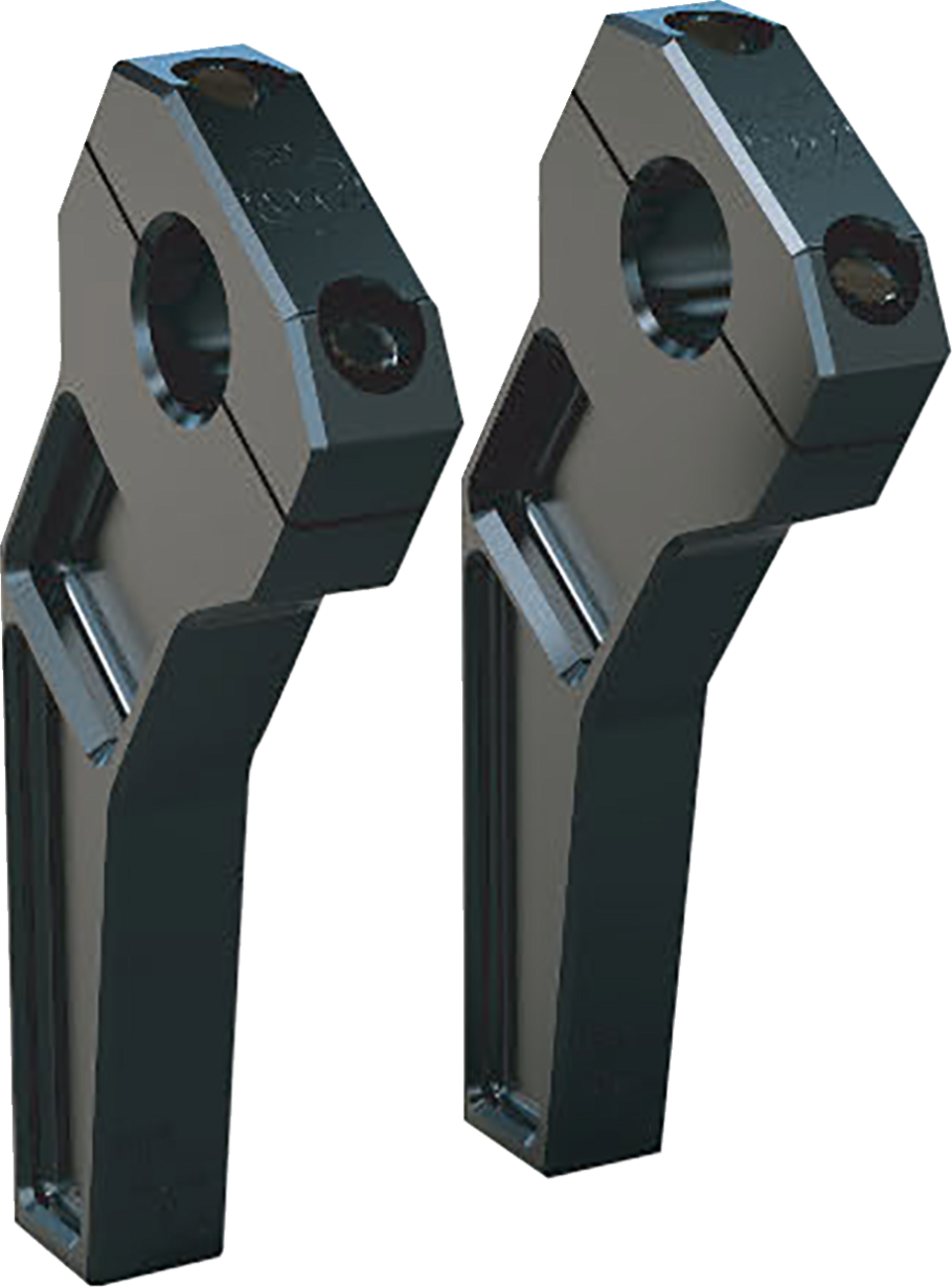 Risers - Pullback - 1-1/8" Clamping - 6" Rise - Black
