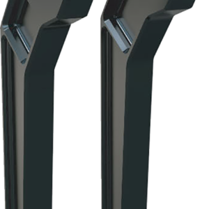 Risers - Pullback - 1-1/8" Clamping - 10" Rise - Black