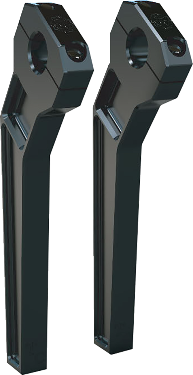 Risers - Pullback - 1-1/8" Clamping - 10" Rise - Black