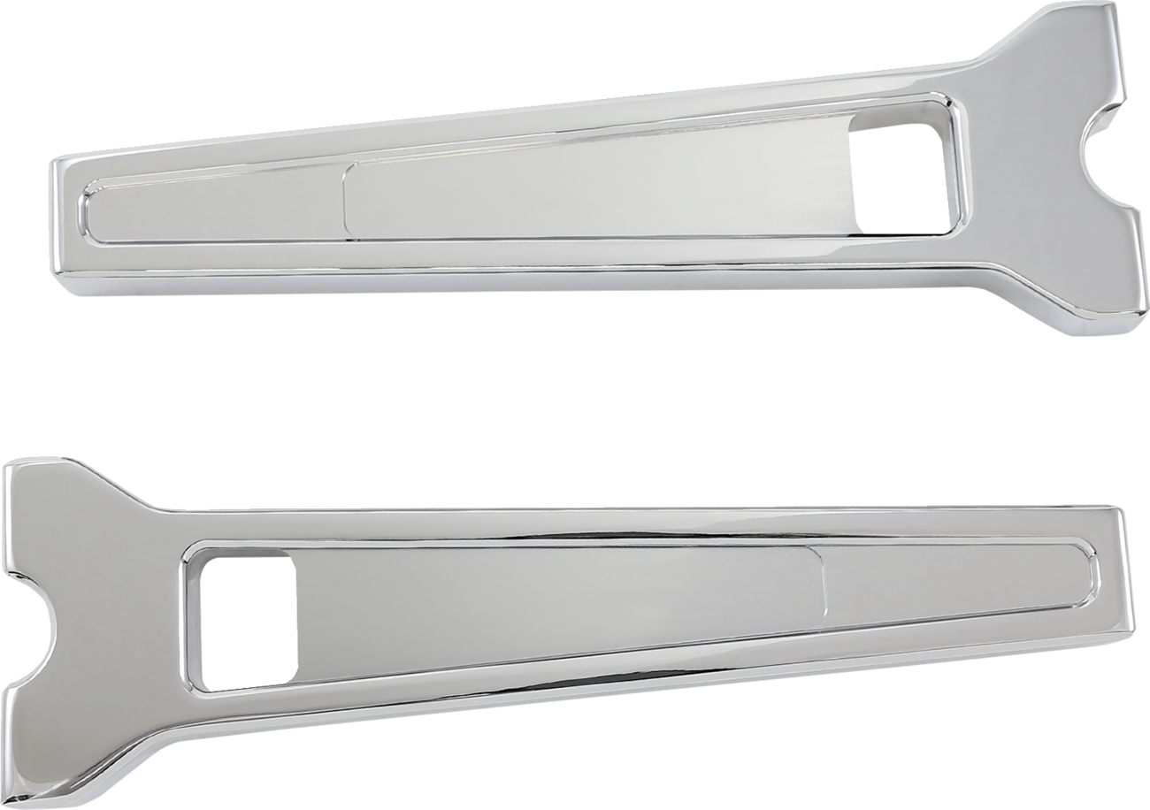 Risers - Straight - 10" - Chrome
