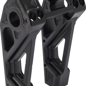 Fastback Risers - 6" - Black