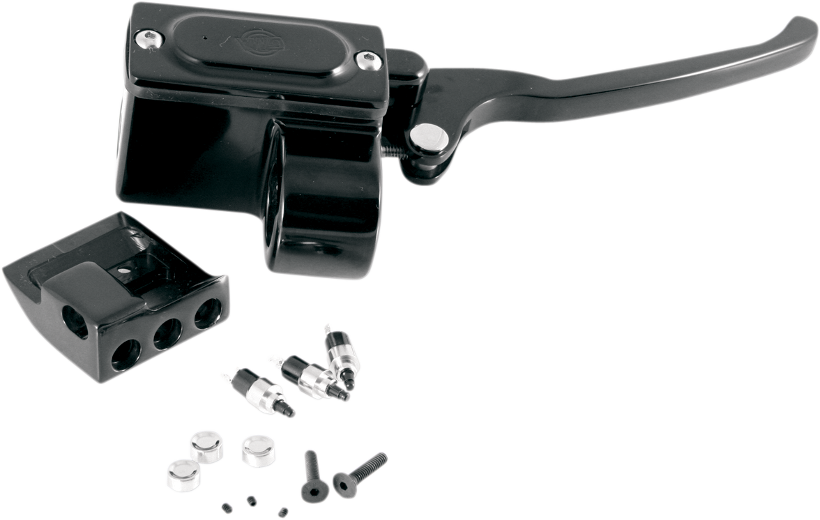 Master Cylinder Assembly - 5/8" - Switch - Black