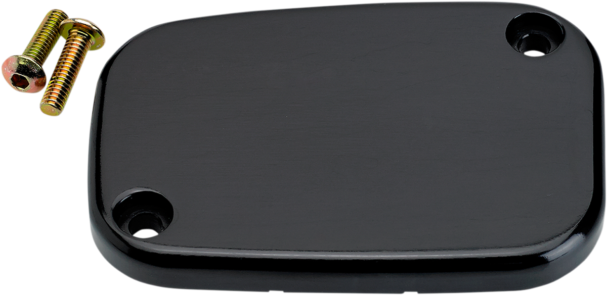 Master Cylinder Cover - Brake - Front - Smooth - Black