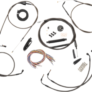 Handlebar Cable/Brake Line Kit - Complete - 18" - 20" Handlebars - Midnight