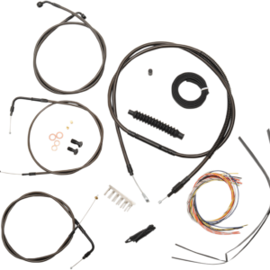 Handlebar Cable/Brake Line Kit - Complete - Mini Handlebars - Midnight