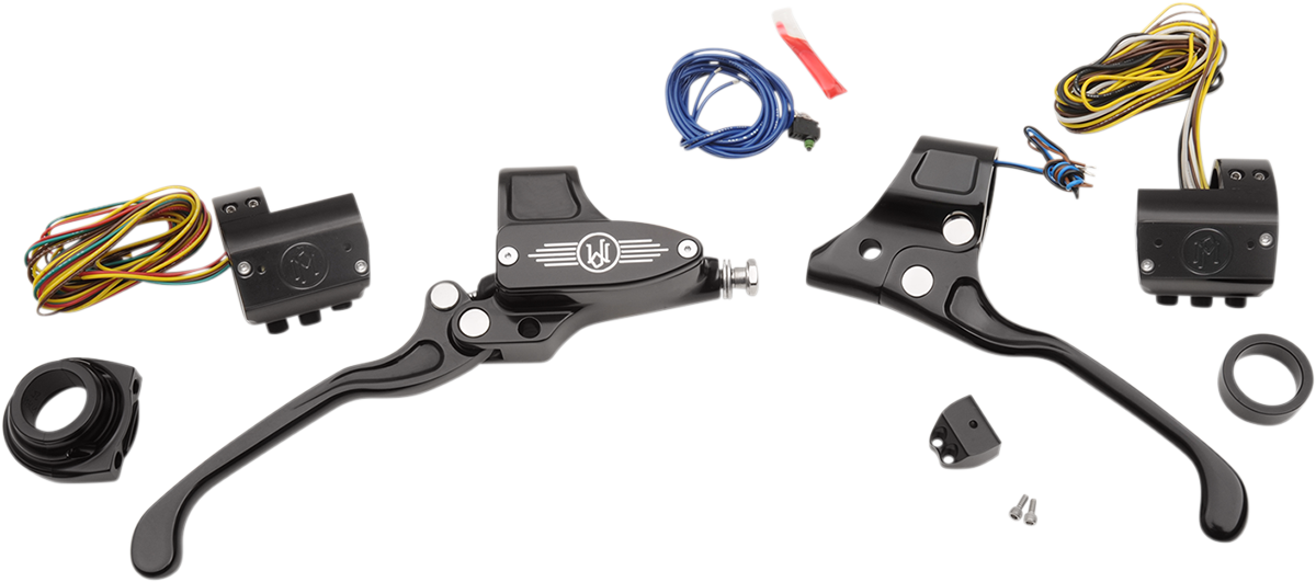 Handlebar Control Set - Cable - 9/16" Master Cylinder - Black