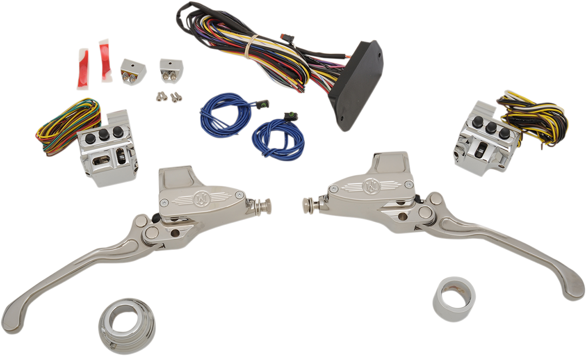 Handlebar Controls - Hydraulic - 9/16" Master Cylinder - Chrome