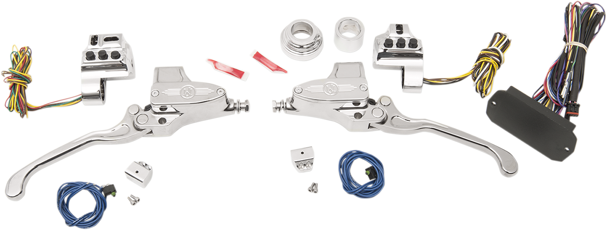 Handlebar Controls - Hydraulic - 11/16" Master Cylinder - Chrome