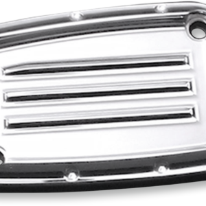 Master Cylinder Lid - Brake - Front - Dimpled - Chrome