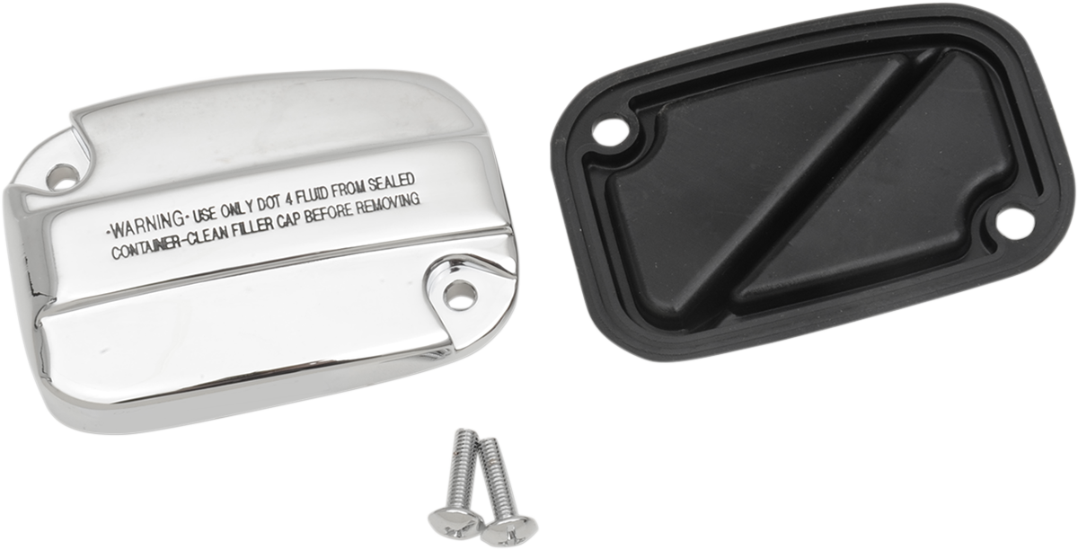 Master Cylinder Cover - Clutch - Chrome