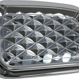 Master Cylinder Lid - Clutch - Diamondback - Chrome