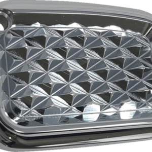 Master Cylinder Lid - Clutch - Diamondback - Chrome