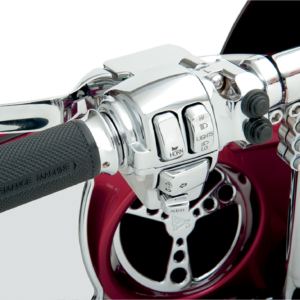 Switch Housing - Left - Radio - Chrome