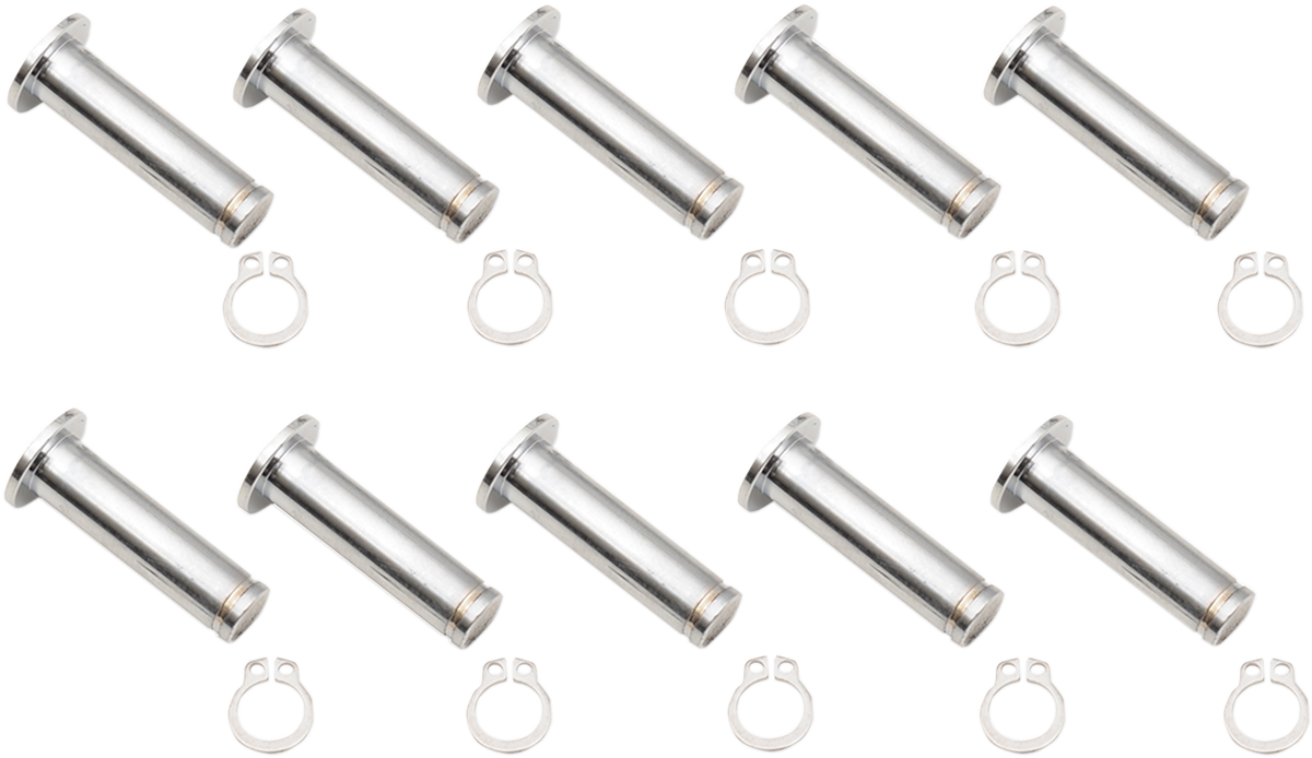 Pivot Pins - Lever - 10 Pack - Chrome