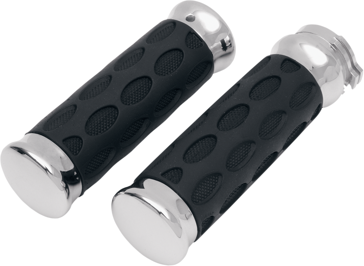 Grips - Hotop - Chrome/Rubber