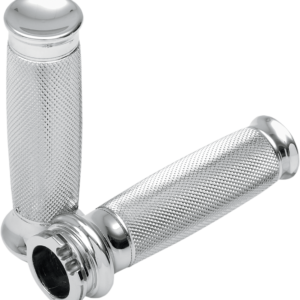 Grips - Vice - Knurled - Chrome