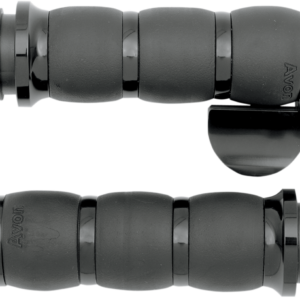 3-Ring Velvet Air Grips - TBW - Throttle Boss - Black