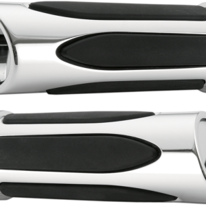 Grips - Comfort - Deep Cut - Cable - Chrome