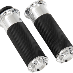 Grips - Beveled - TBW - Chrome