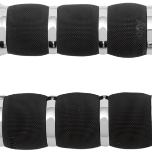 Grips - Rival - Air Cushioned - TBW - Chrome