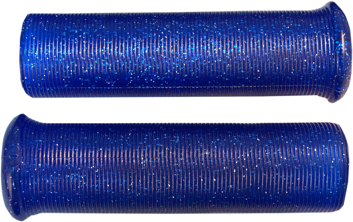 Grips - Retro - Metal - 1" - Blue