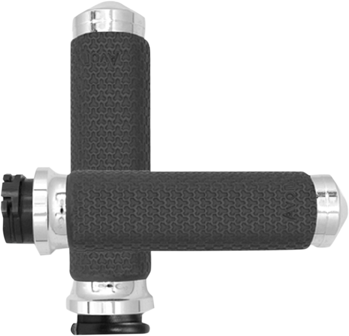 Grips - Memory Foam - Small - Chrome