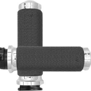Grips - Memory Foam - Large - Chrome