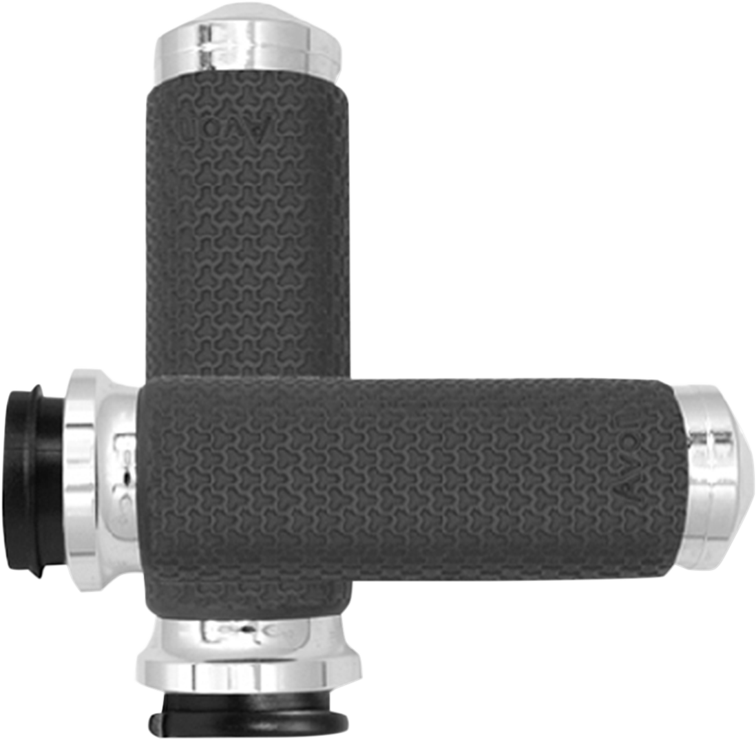 Grips - Memory Foam - Large - TBW - Chrome