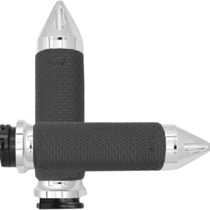 Grips - Memory Foam - Large - Spike - Chrome