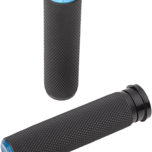 Grips - Knurled - TBW - Blue